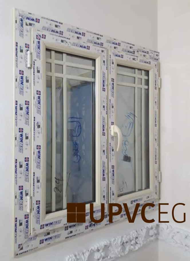 uPVC window is soundproof with double glass or triple glass