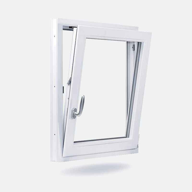 uPVC window is soundproof with double glass or triple glass