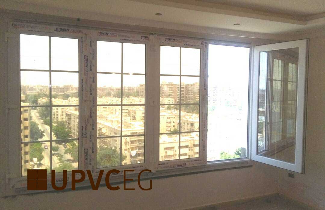 Hinged UPVC / PVC window